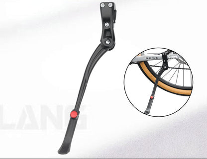 Quick-Release Clamp Adjustable Rear-Mounted Bicycle Kickstand