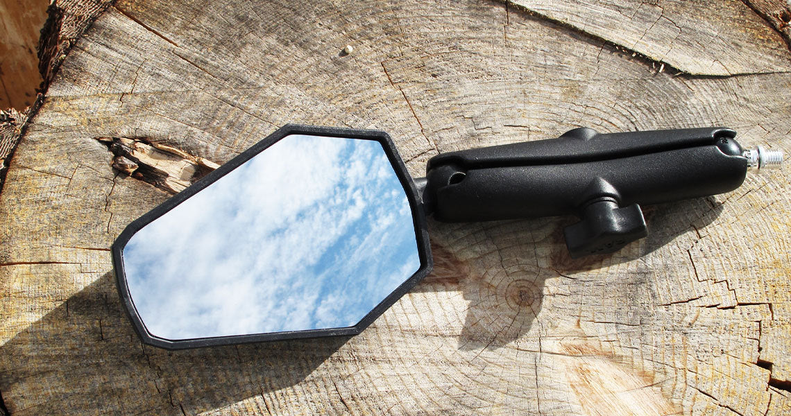 Set of Adjustable Rearview Mirrors for Motorcycles