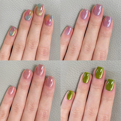 Ombre Design Press-On Nails - Artistic Style