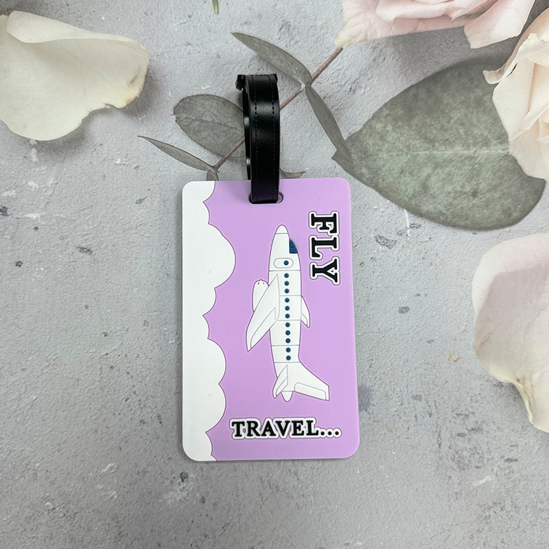 Travel Tag with Airplane Design