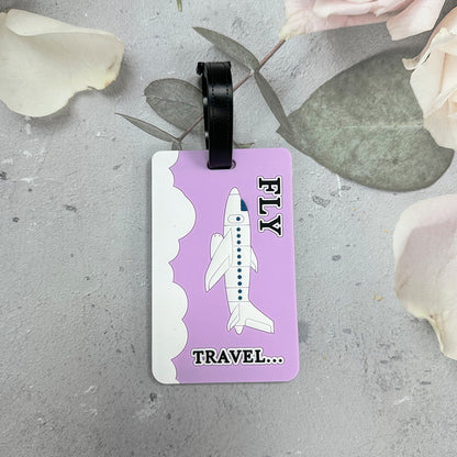 Travel Tag with Airplane Design