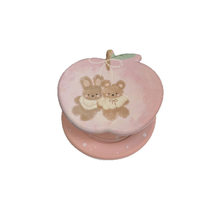 Cute Bear Design Mobile Phone Holder
