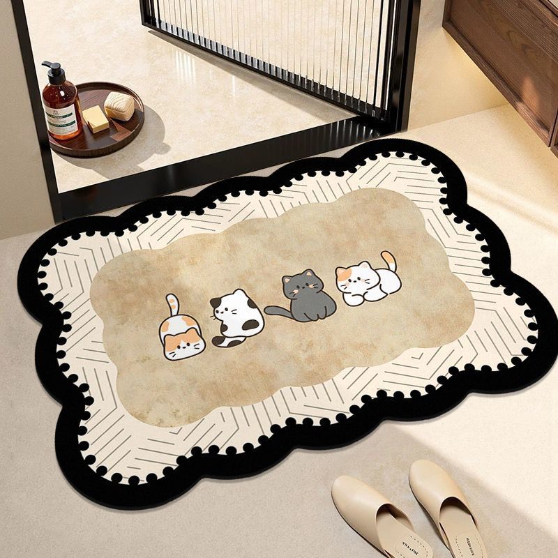 Cute Canine Design Welcome Mat