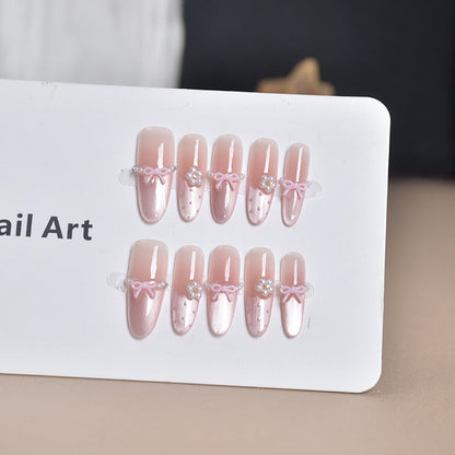 Set of 3D Decorative Press-On Nail Art