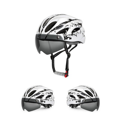 Cycling Helmet with Built-in Visor – Aerodynamic Design