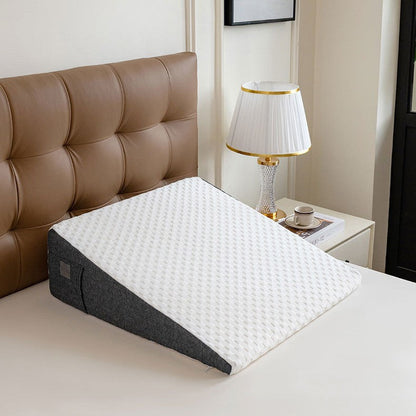 Orthopedic Wedge Pillow for Bed with Adjustable Height