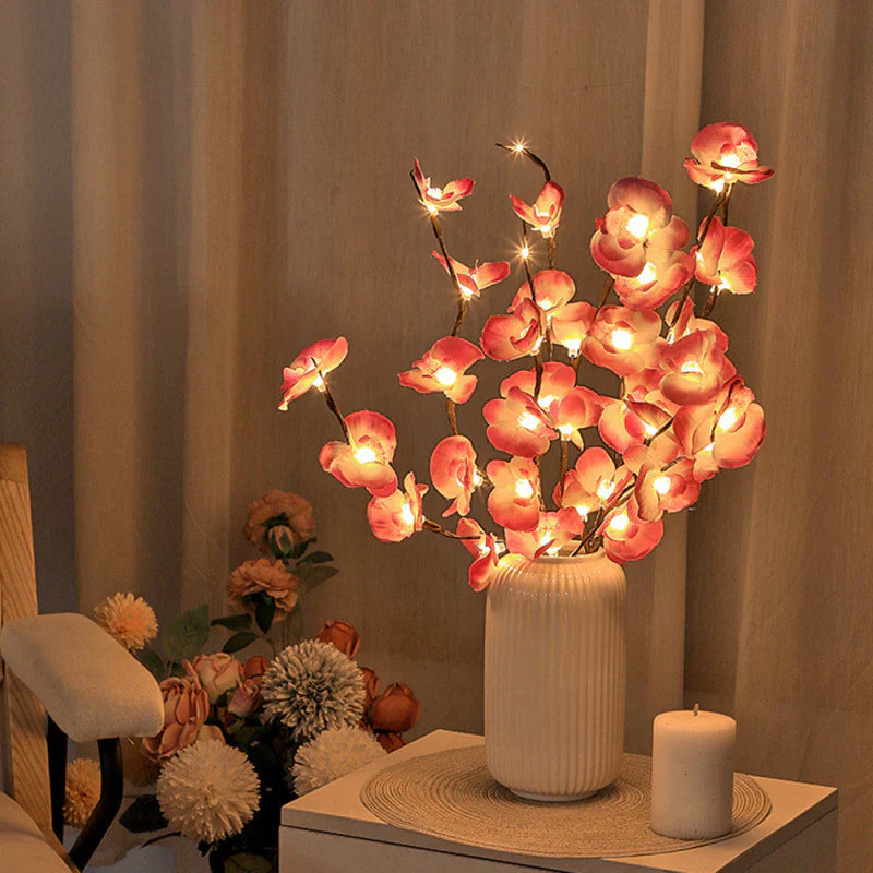 Warm White LED Olive Branch Decorative Light for Ambient Atmosphere