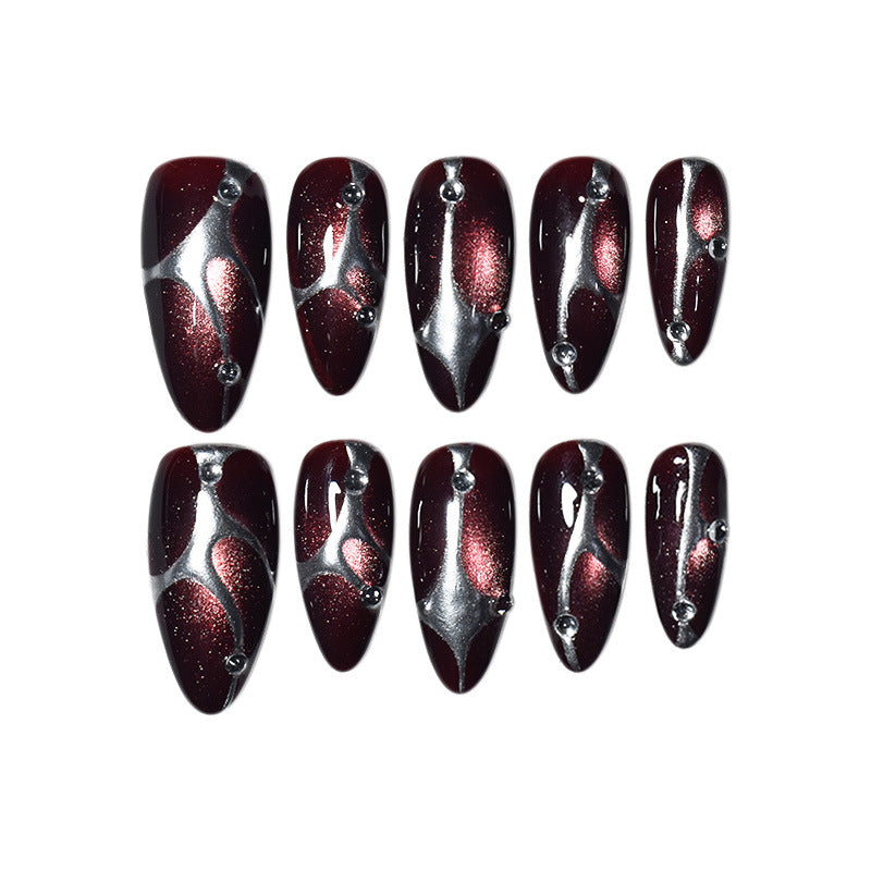 Elegant Stiletto Nail Tips - Artistic Design Extensions