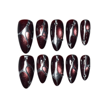Elegant Stiletto Nail Tips - Artistic Design Extensions