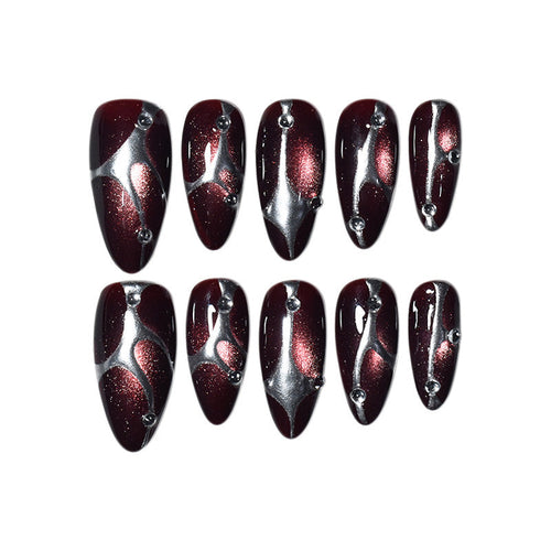 Elegant Stiletto Nail Tips - Artistic Design Extensions