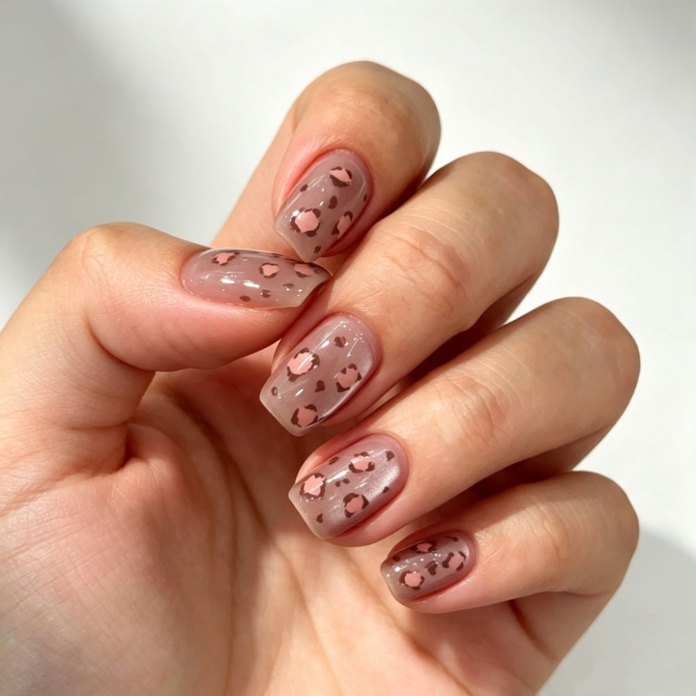 Modern Animal Print Acrylic Nail Set