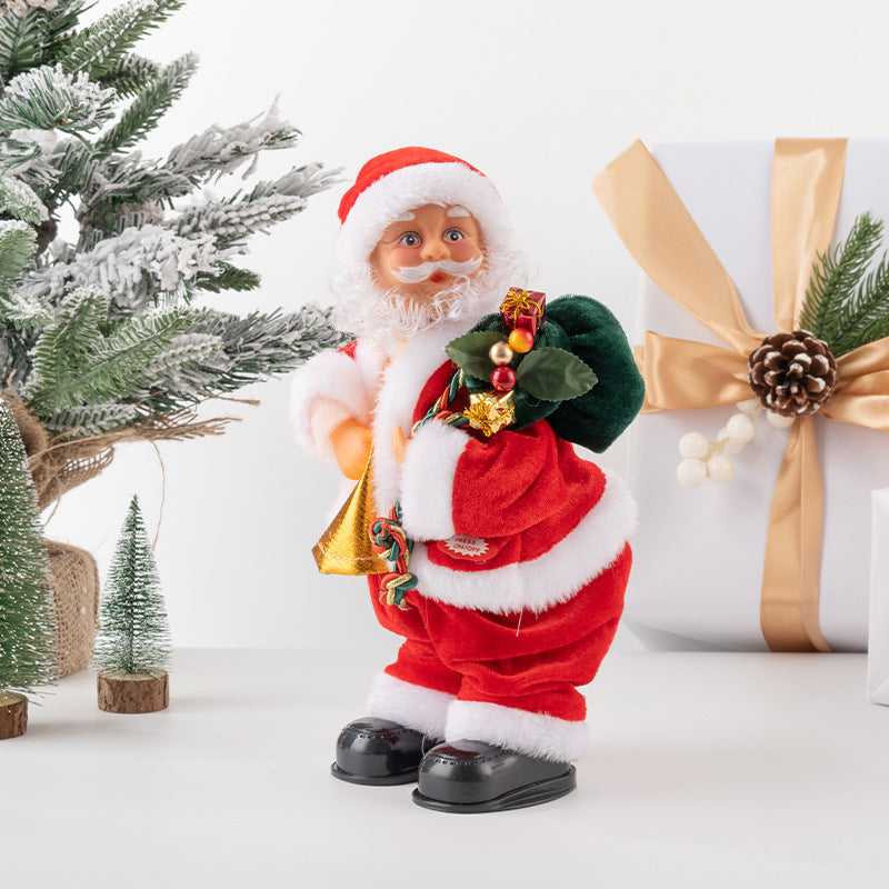 Dancing Santa Claus Holiday Decoration for Festive Home Decor – Free Shipping