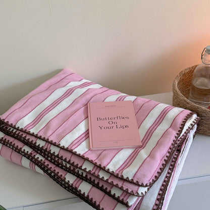 Cozy Throw Blanket with Animal Print Design