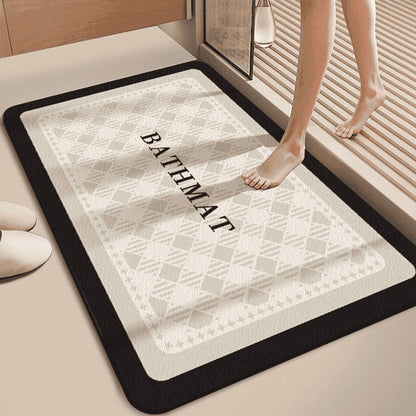 Plush Bath Mat with High Absorbency for Luxury Bathrooms