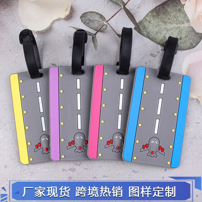 Luggage Tag for Airplane Runway Design