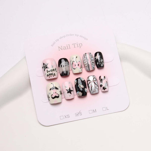 Set of Creative Press-On Nail Tips