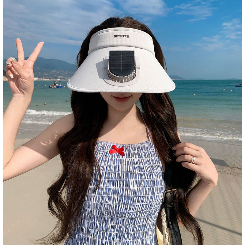 Sun Visor with UV Protection and Built-In Smartphone Holder