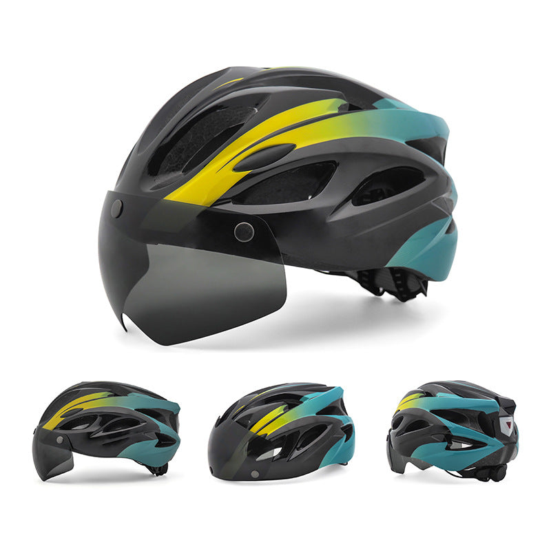 Cycling Helmet with Built-in Visor – Aerodynamic Design