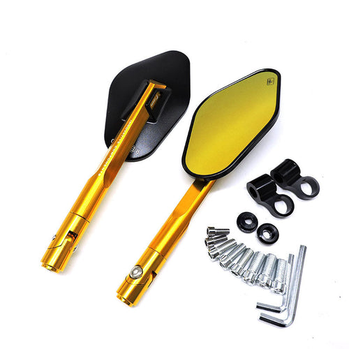 Universal Adjustable Side Mirrors for Motorcycles