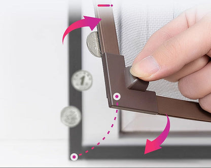 Adjustable Insect Barrier for Windows