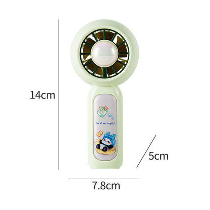 Cute Panda Design Handheld Fan – Portable Cooling Device