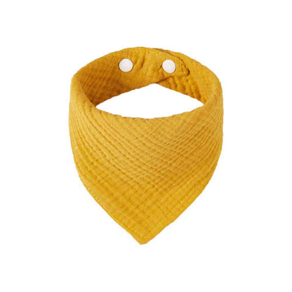 Cotton Bandana Bibs with Adjustable Fit