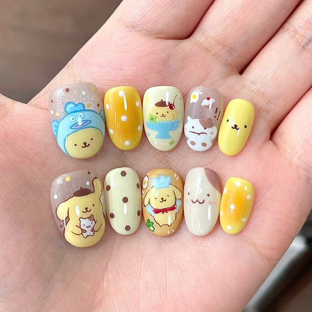 Glitter Nail Art Set with Ombre Design