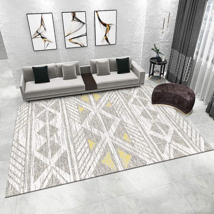 Geometric Design Area Rug with Abstract Pattern