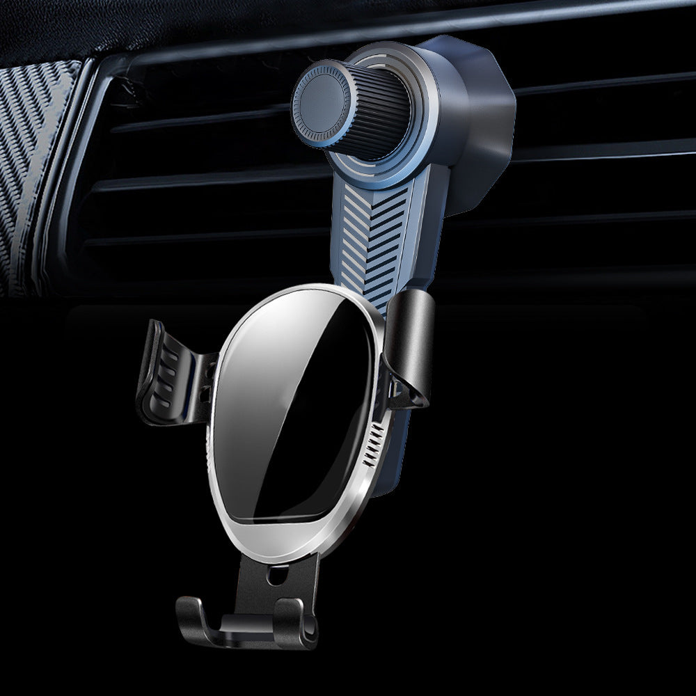 360-Degree Rotating Car Mount for Smartphones with Adjustable Air Vent Clip