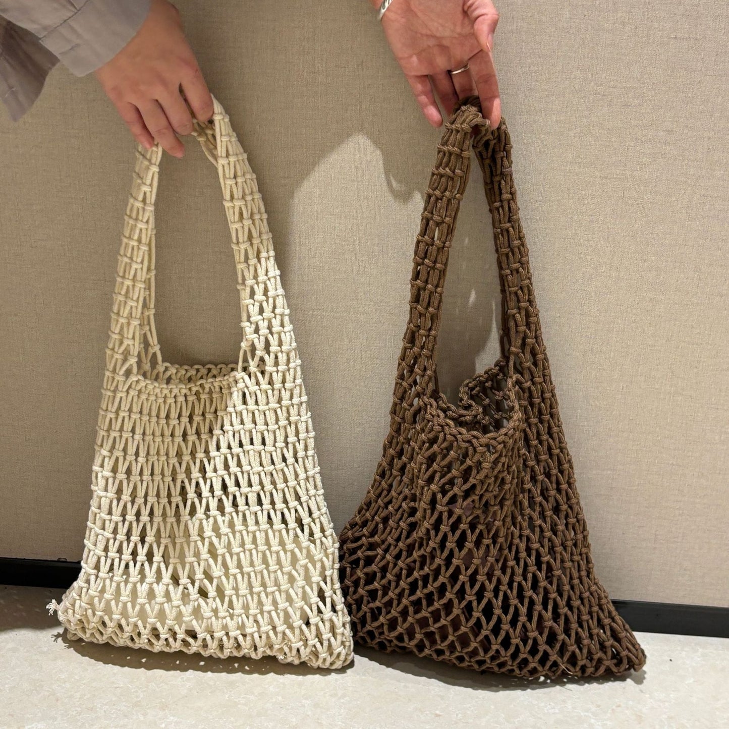 Lightweight Mesh Tote Bag