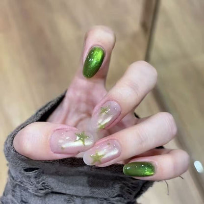 Glitter Nail Art Set with Ombre Design