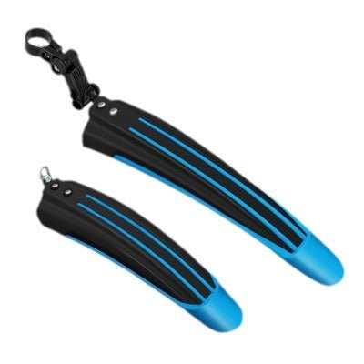 Set of Adjustable Mudguards for Bicycles