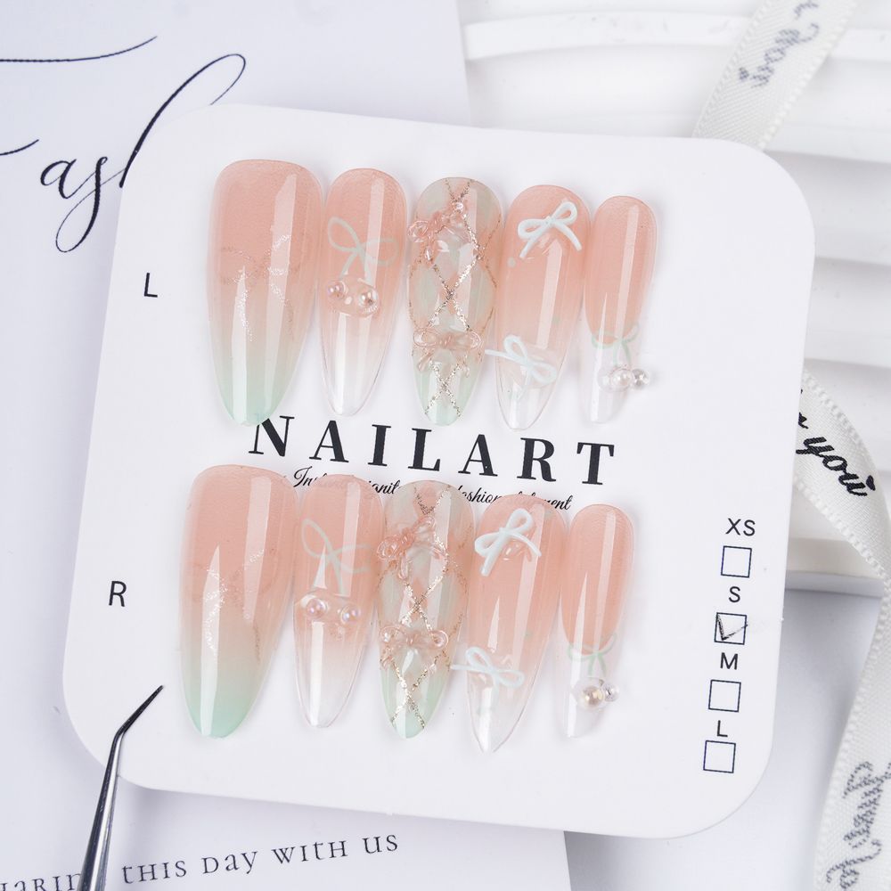 Cute Character Design Press-On Nail Set