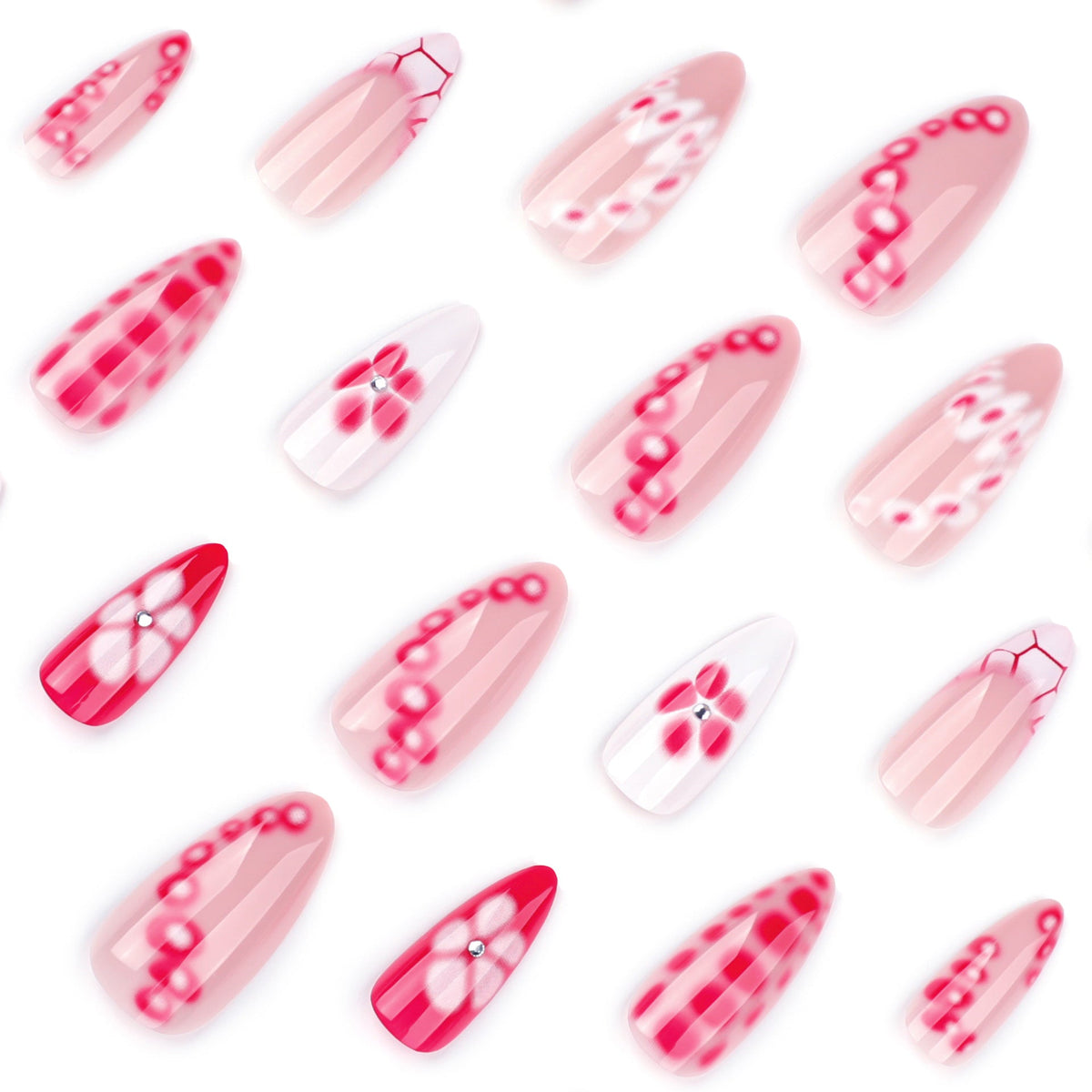 Artistic Design Nail Extensions in Modern Style