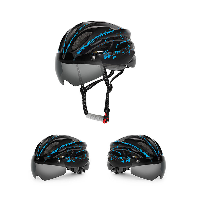 Cycling Helmet with Built-in Visor – Aerodynamic Design