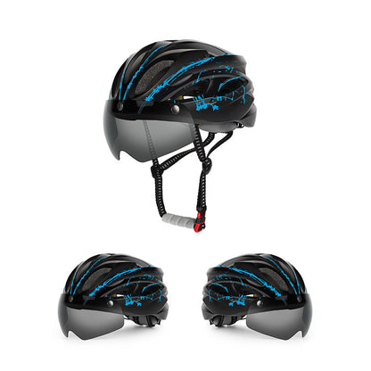 Cycling Helmet with Built-in Visor – Aerodynamic Design