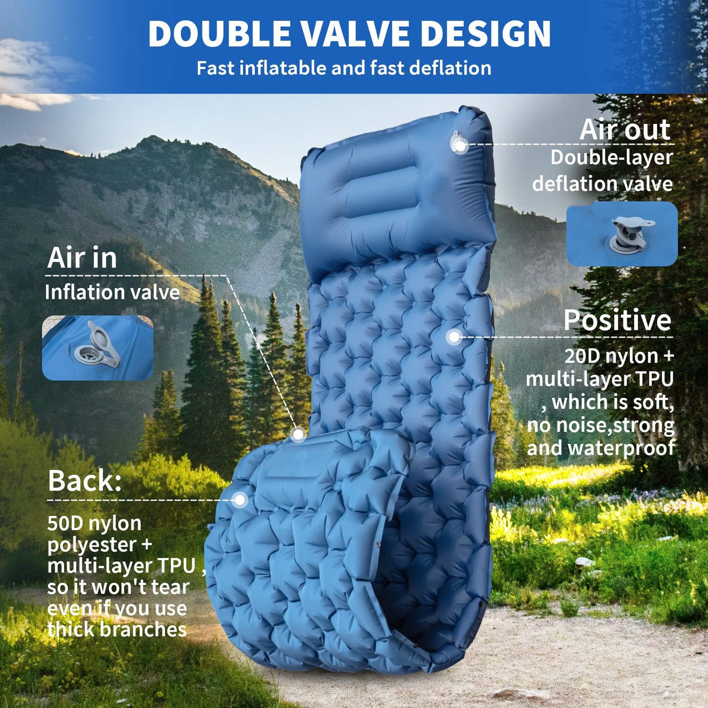 Inflatable Air Bed for Comfortable Sleeping