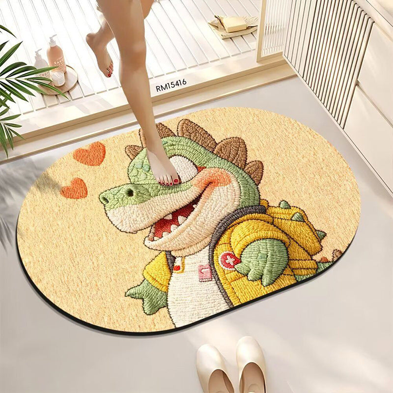 Cute Bath Mat Featuring Animal Designs