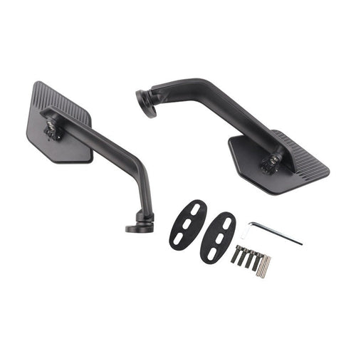 Versatile Rearview Mirror for Motorcycles with Durable Mounting System
