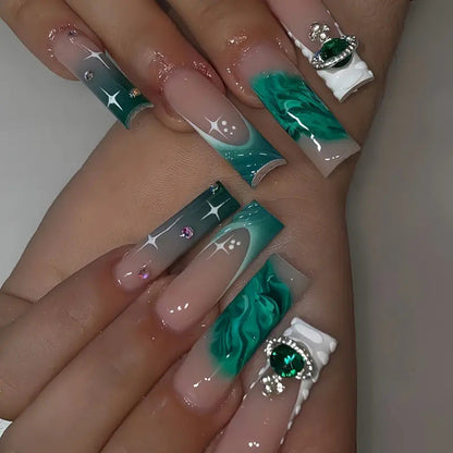 Creative Press-On Nail Art Extensions