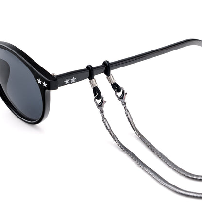 Stainless Steel Eyewear Holder with Adjustable Design