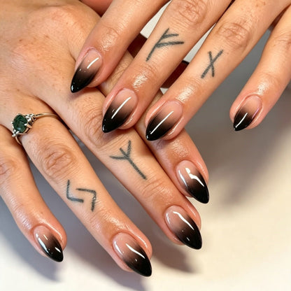 Elegant Press-On Nails in Almond Shape