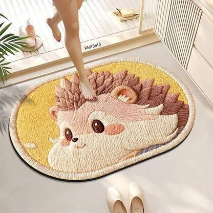 Cute Bath Mat Featuring Animal Designs