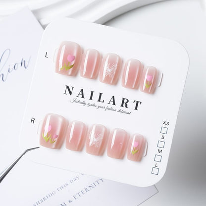 Cute Character Design Press-On Nail Set