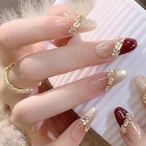 Set of 3D Decorative Press-On Nail Art