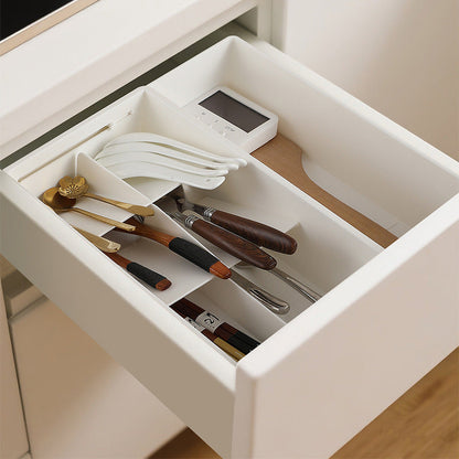 Multi-Section Storage Organizer with Adjustable Compartments