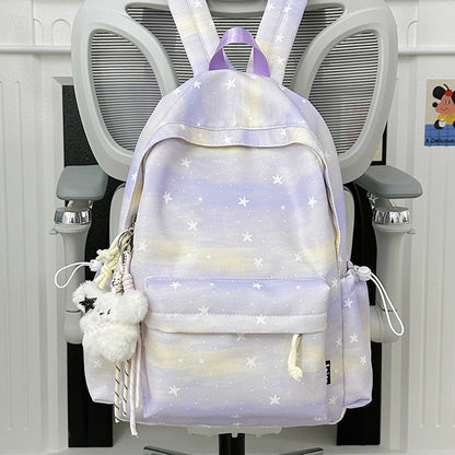 Charming School Backpack with Star Design