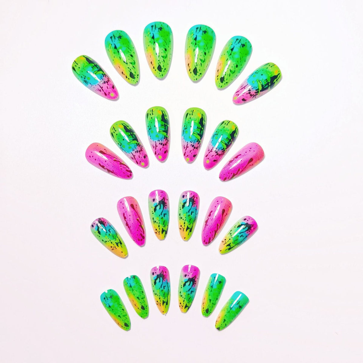 Neon Splash Nail Art Design Kit