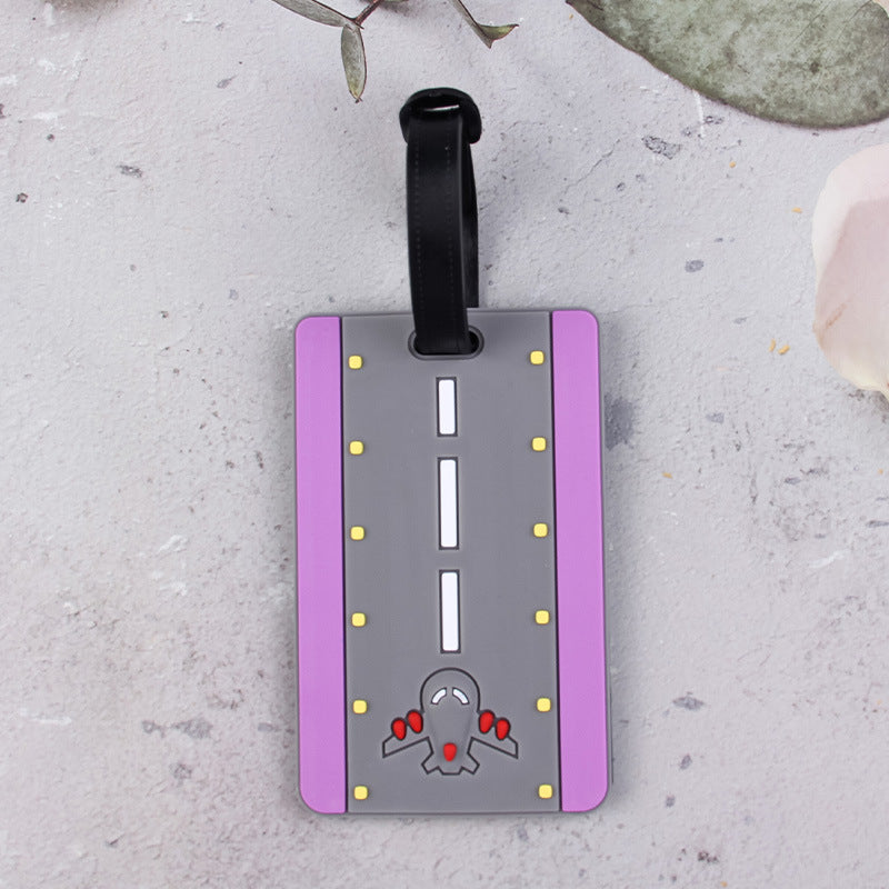 Luggage Tag for Airplane Runway Design