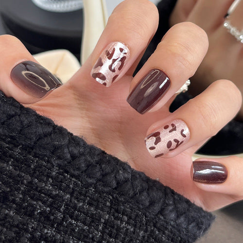 Abstract Pattern Press-On Nail Set – Artistic Designs